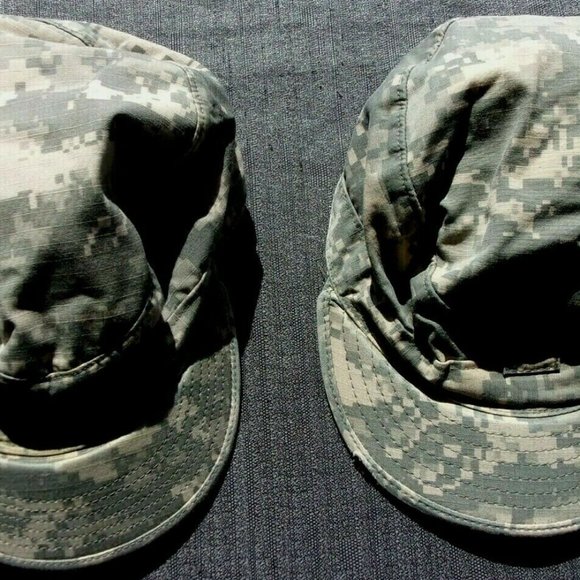 ACU Patrol Cap with Earmuffs Made in USA 7 (Small